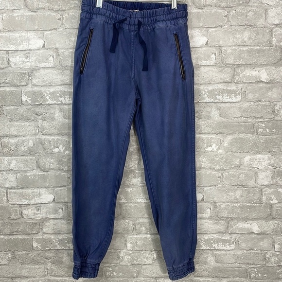 TNA Blue Denim Joggers - Picture 1 of 6
